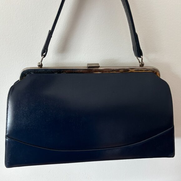 Cute Navy Blue Vintage Purse - Picture 6 of 7